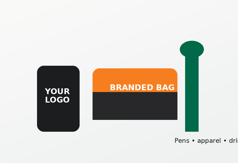Promotional product sample layout