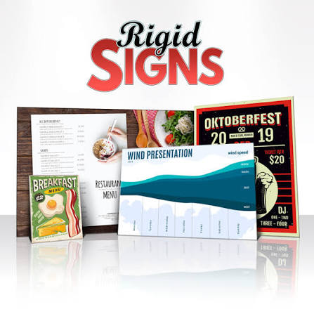 Rigid sign samples